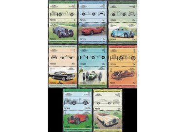 NEVIS 1985 Automobili (III) 16v MNH**