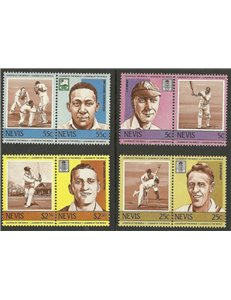 NEVIS 1984 Campioni di Cricket (I) 8v MNH**