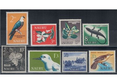 NAURU 1963-65 Serie ordinaria 8v MH*