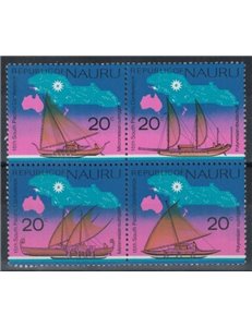 NAURU 1975 Conferenza del Pacifico del Sud 4v MNH**