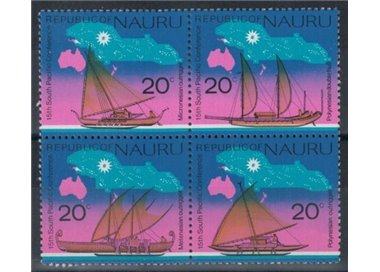 NAURU 1975 Conferenza del Pacifico del Sud 4v MNH**