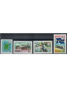 NAURU 1974 Centenario dell'UPU 4v MNH**