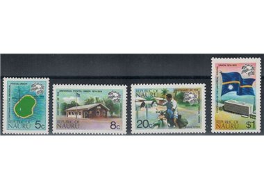 NAURU 1974 Centenario dell'UPU 4v MNH**
