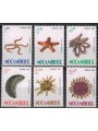 MOZAMBIQUE 1982 Marine fauna, echinoderms 6v MNH**