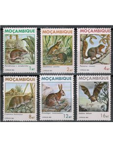 MOZAMBIQUE 1983 Fauna, small mammals 6v MNH**