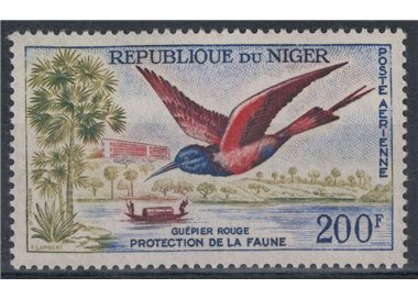 NIGER 1961 Protection of fauna, birds, airmail MNH**