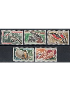 NIGER 1967 Fauna, uccelli 5v MNH**