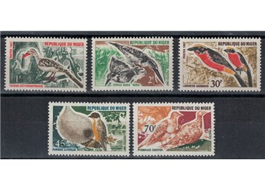 NIGER 1967 Fauna, uccelli 5v MNH**