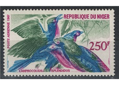 NIGER 1968 Fauna, birds, airmail MNH**