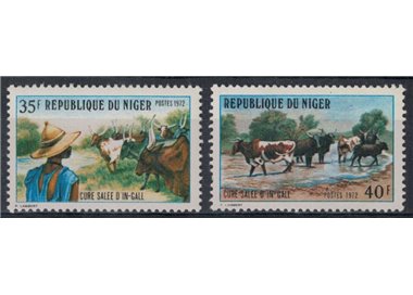 NIGER 1972 Cure salée à Ingall 2v MNH**