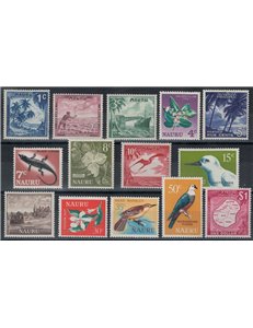 NAURU 1966 Ordinary series 14v MNH**