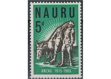 NAURU 1965 Anzac MNH**