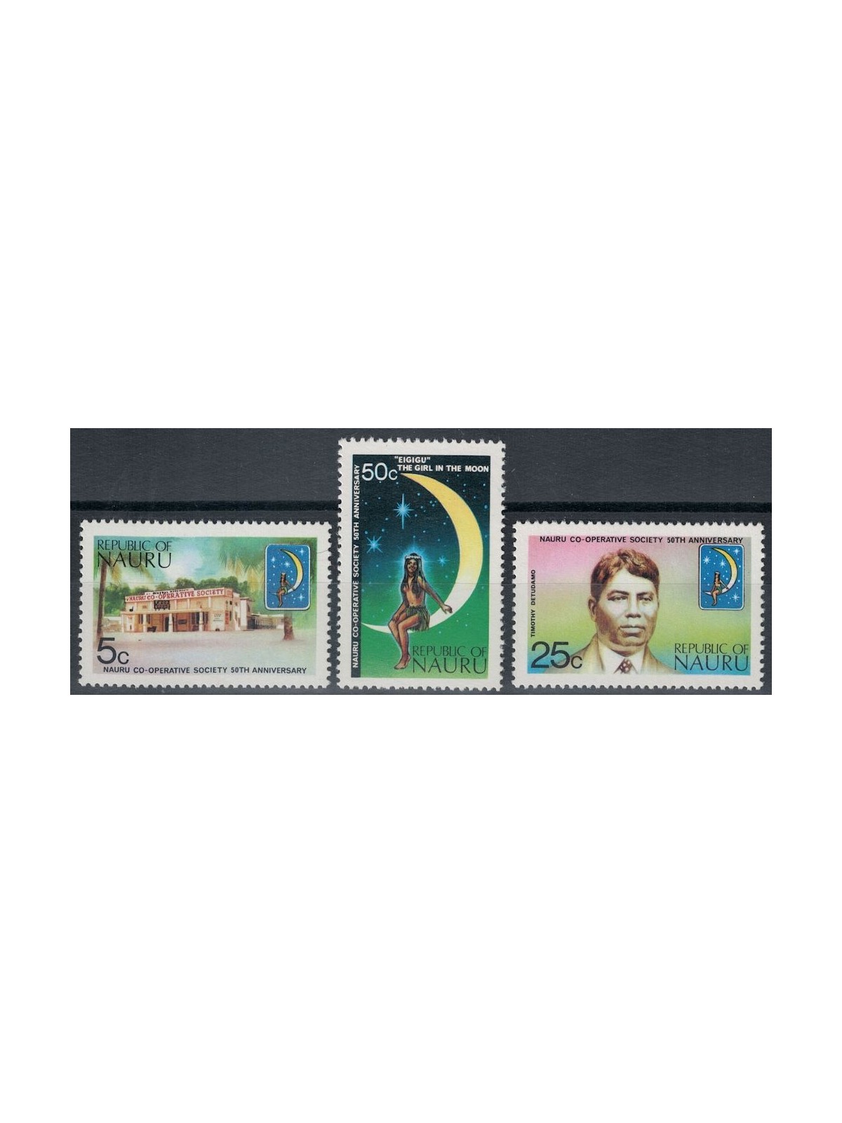 NAURU 1973 Nauru Cooperative Society 3v MNH**