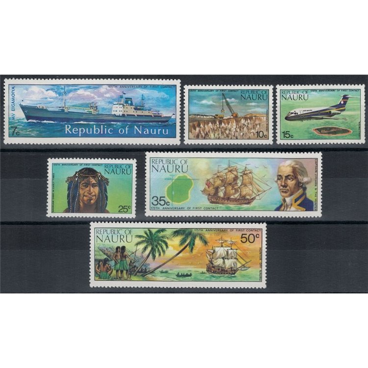 NAURU 1974 Scoperta dell'isola 6v MNH**