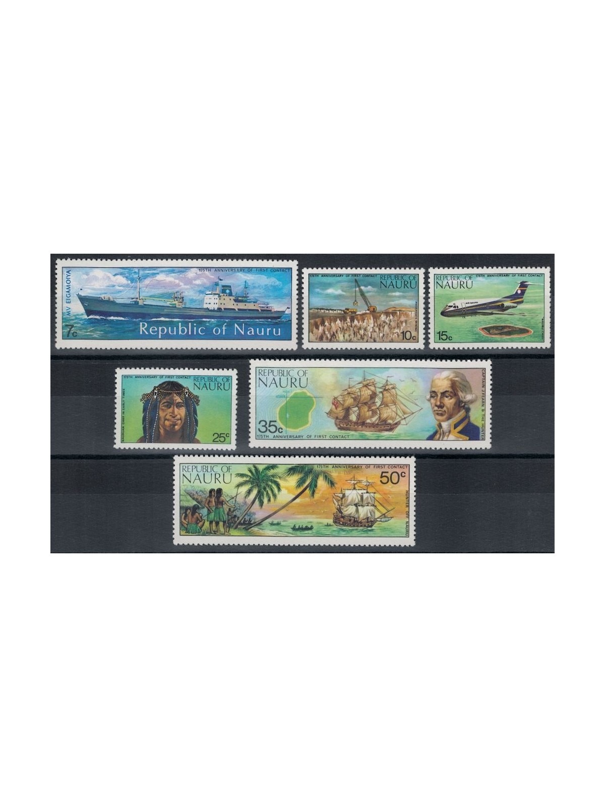 NAURU 1974 Discovery of the island 6v MNH**