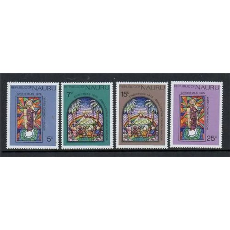 NAURU 1975 Christmas 4v MNH**