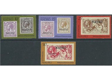 NAURU 1976 World Stamp Day 4v MNH**