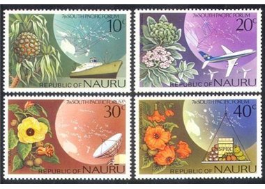 NAURU 1976 South Pacific Forum 4v MNH**