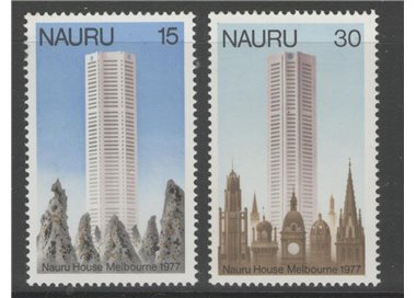 NAURU 1977 Inauguration Nauru House 2v MNH**