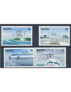 NAURU 1978 History of Aviation 4v MNH**