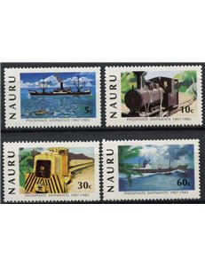 NAURU 1982 Industria del fosfato 4v MNH**