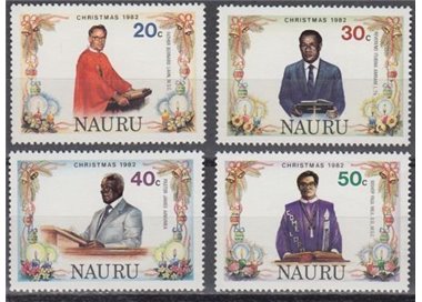 NAURU 1982 Christmas 4v MNH**