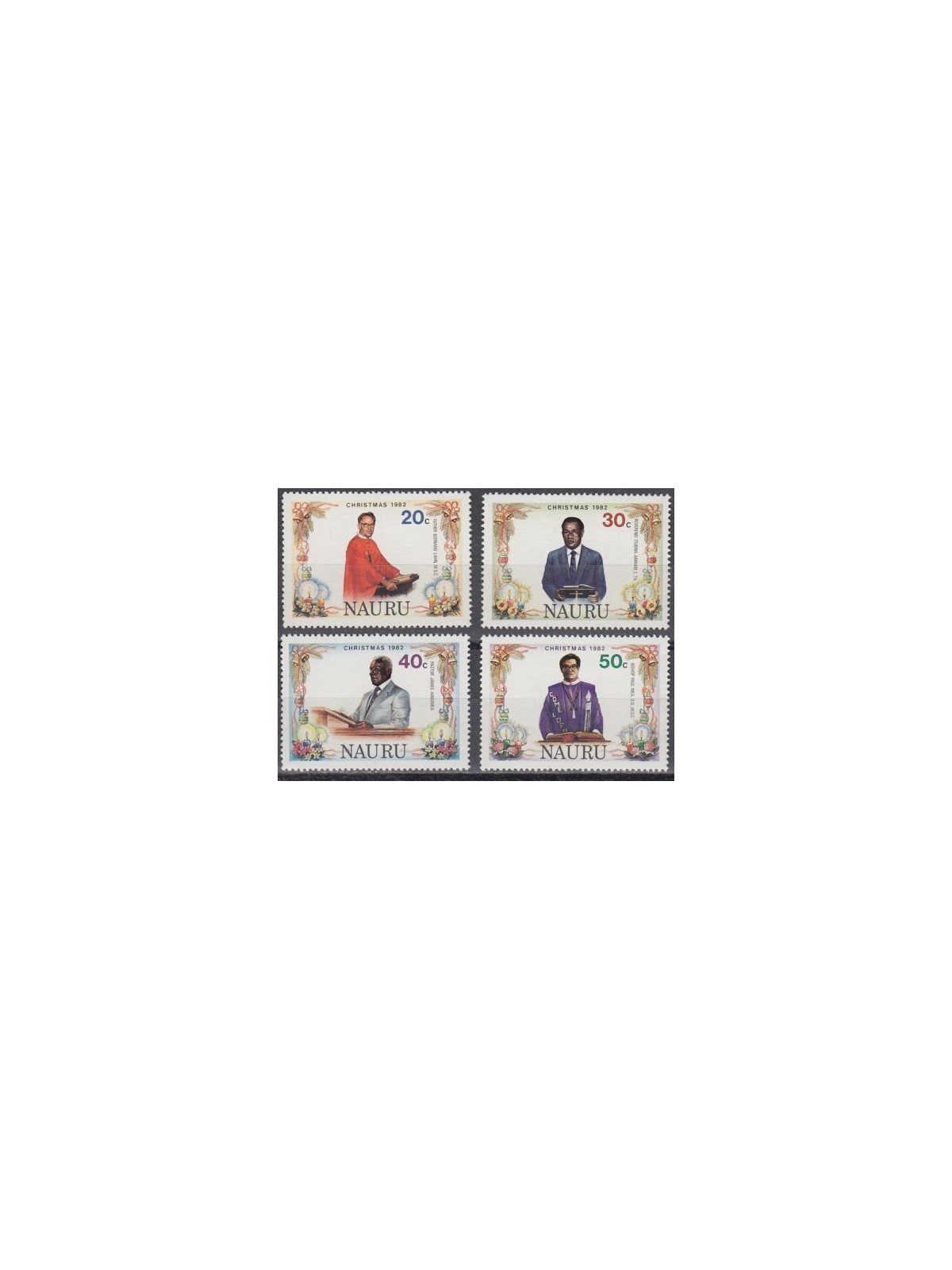 NAURU 1982 Natale 4v MNH**