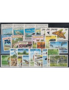 NAURU 1984 Annata completa 23v MNH**