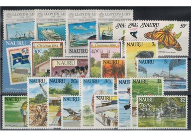 NAURU 1984 Complete vintage 23v MNH**