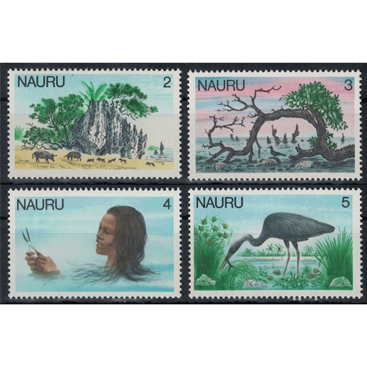 NAURU 1979 Ordinary series 4v MNH**