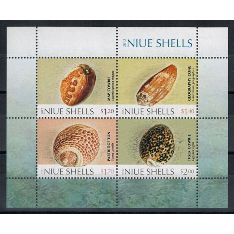 NIUE 2012 Conchiglie - Shells BF