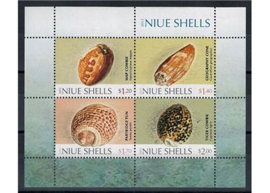 NIUE 2012 Conchiglie - Shells BF
