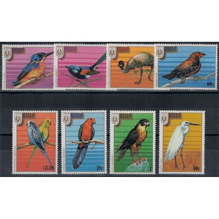 NIUE 1986 Stampex, Birds - Stampex, birds 8 v