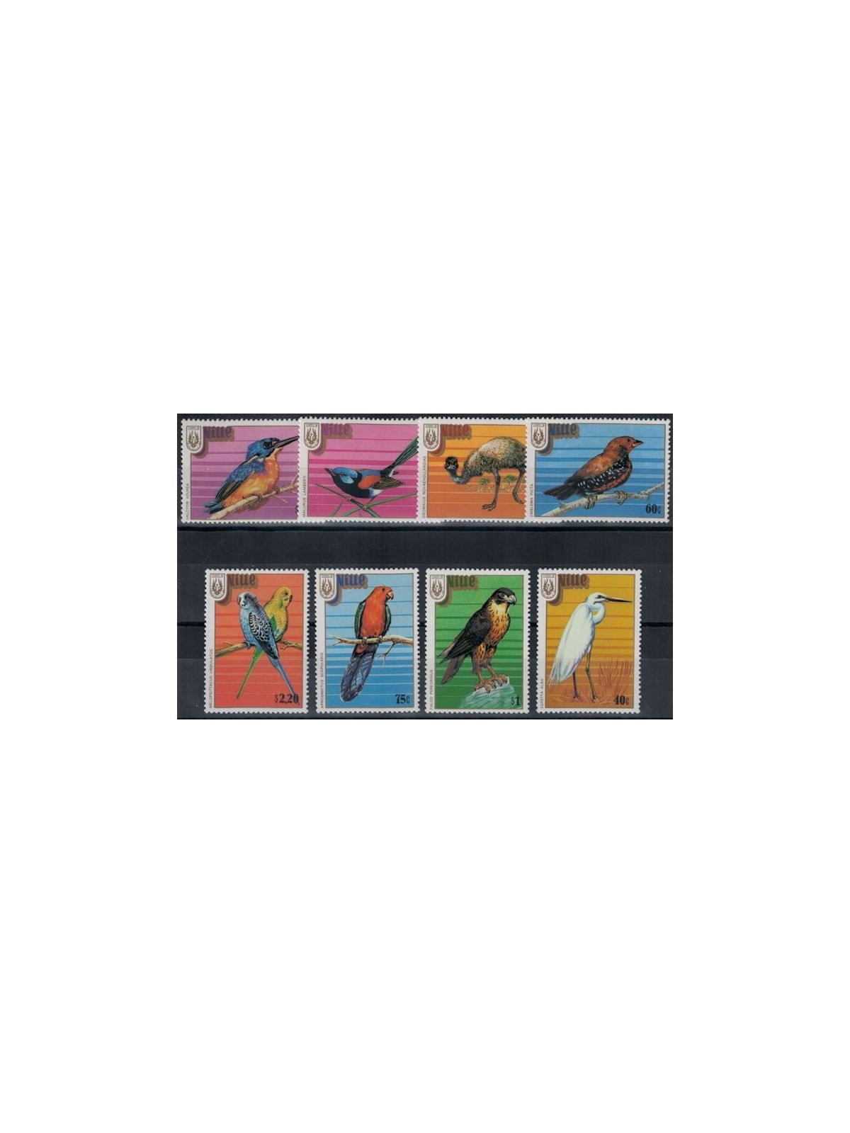 NIUE 1986 Stampex, Birds - Stampex, birds 8 v
