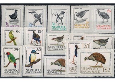 NIUAFO'OU 1983 Birds 15 v