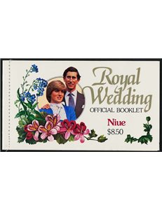 NIUE 1981 Carlo e Diana Nozze Reali 1 LB MNH**