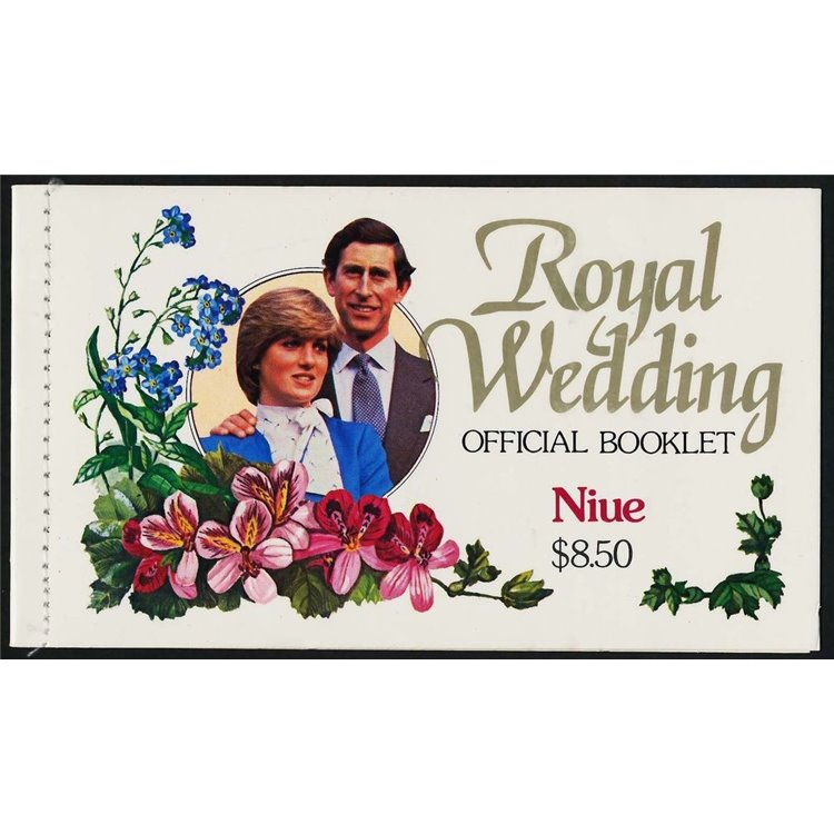 NIUE 1981 Charles and Diana Royal Wedding 1 booklet MNH**