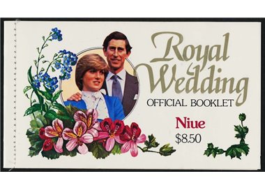 NIUE 1981 Charles and Diana Royal Wedding 1 booklet MNH**