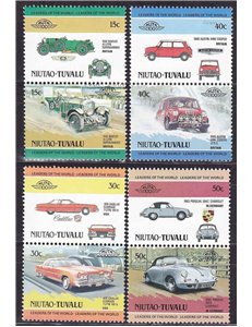 NIUTAO 1984 Cars 8v MNH**