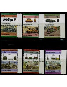 NIUTAO 1984 Trains, locomotives 12v MNH**