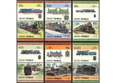 NIUTAO 1985 Treni, locomotive 12v MNH**