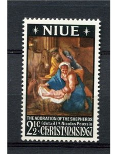 NIUE 1967 Christmas 1v MNH**