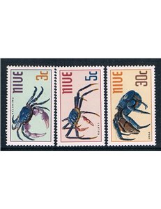 NIUE 1970 Crabs 3v MNH**
