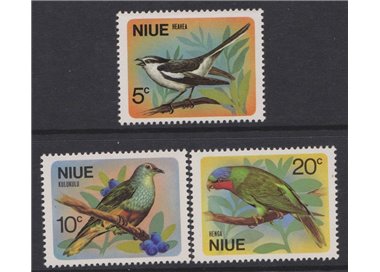 NIUE 1971 Birds 3v MNH**