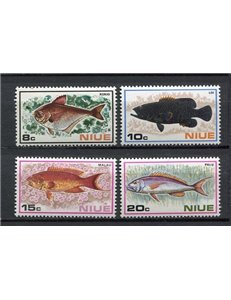 NIUE 1973 Fish 4v MNH**