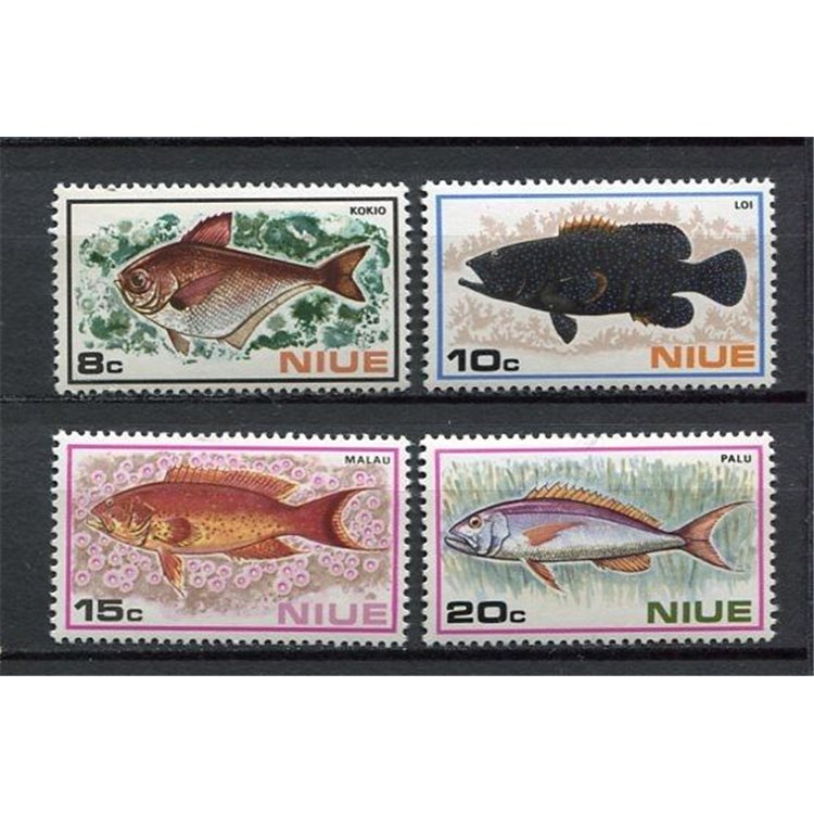 NIUE 1973 Fish 4v MNH**