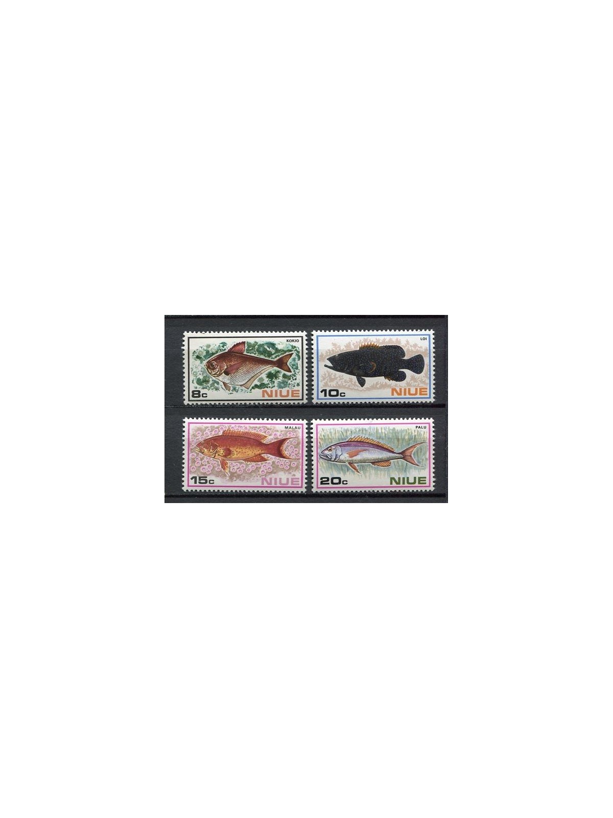 NIUE 1973 Fish 4v MNH**