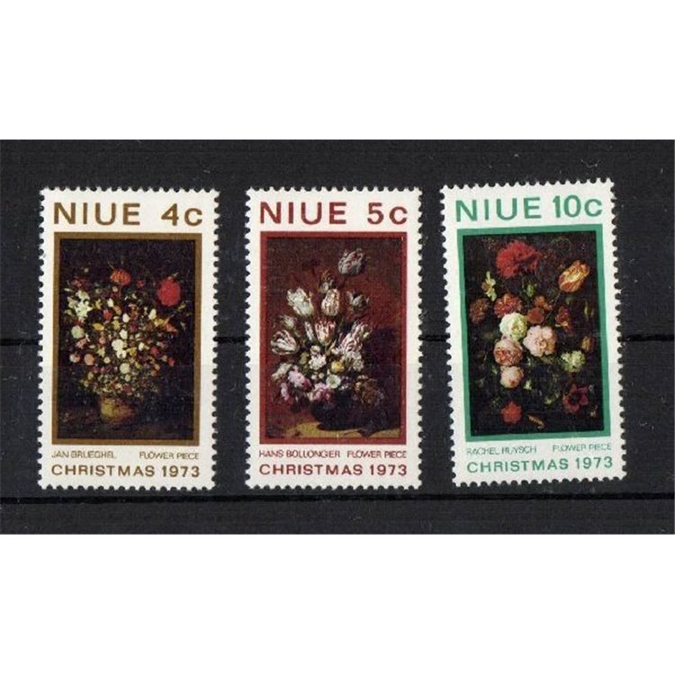 NIUE 1973 Christmas 3v MNH**