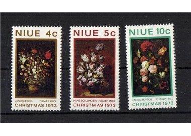 NIUE 1973 Christmas 3v MNH**