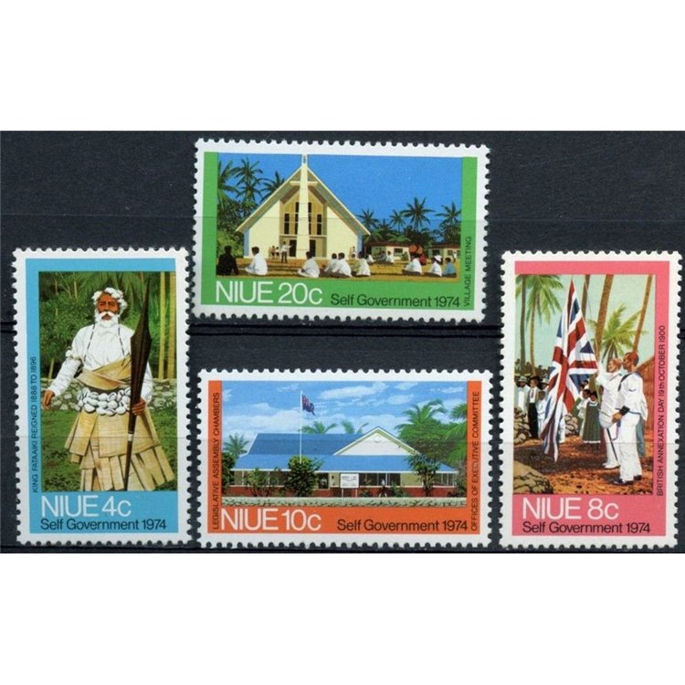 NIUE 1974 Independence 4v MNH**